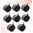 thumbnail image 3 of FOMIYES 8Ud Caster Para Sillas De Oficina En Negro Con Para Movimiento Silencioso Y Suave, 3 of 8