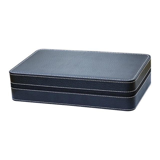 Estuche para guardar el reloj,Estuche protector para reloj,accesorio de regalo,Caja expositora de relojes a prueba de polvo,Organizador de relojes de piel sintética para hombre y mujer,Estuche