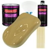 Restoration Shop Buckskin Tan Acrylic Urethane Auto Paint Complete Gallon Paint Kit, Single Stage High Gloss