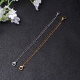 thumbnail image 3 of MasteelfCA 12PCS Stainless Steel Lobster Buckle Extender Chain Necklace Extension Chain for Jewelry Making DIY Craft (Silver, Golden), 3 of 7