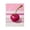 Juicy Cherry on Pink Stripes, variant on Stupell Industries Glam Glitter Cherry on Pink Gingham Black Framed Giclee Art, 11 x 14, by LISH Creative