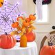 thumbnail image 5 of Decoración artificial de hoja de arce para Halloween,hojas de arce otoñales simuladas,decoración de temporada para el hogar y festivales de otoño y Halloween, 5 of 6