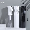 thumbnail image 2 of Graflsoa Large Capacity 300ML Transparent Plastic Spray Bottle for Alcohol Disinfection, Cosmetic Hydration, Fine Mist Dispenser, White, Fast Shipping, 2 of 6