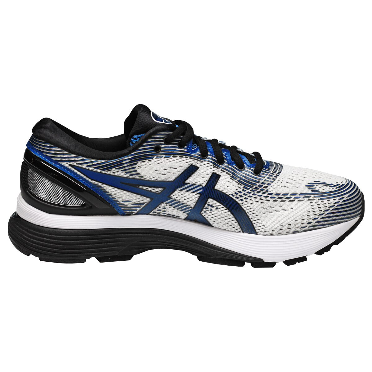 Men's ASICS GEL-Nimbus 21 Running Shoe White/Deep Sapphire 13 2E -  