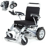 Culver Mobility - COBRA- Foldable & Divisible Electric Wheelchairs 2 Battery - SILVER