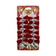 thumbnail image 2 of Decoraciones para lazos del árbol de Navidad | Mini lazos preatados, pack de 12, multicolores con purpurina dorada, material plástico, 9,45"x5,51" cada uno | Fiestas, fiestas, regalos, coronas, 2 of 6