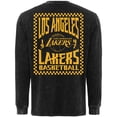thumbnail image 3 of Men's Sportiqe Black Los Angeles Lakers Bono Long Sleeve T-Shirt, 3 of 3