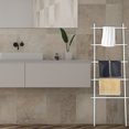 thumbnail image 5 of Fionafurn 64in(H) Blanket Ladder, Modern Wood Rack Farmhouse Ladder Shelf for Blankets,5-Tier White, 5 of 7