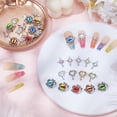 thumbnail image 4 of 34Pcs Eye Nail Charms 17 Styles Nail Charms 3D Nails Eyeball Charm Alloy Nails Art Decoration 3D Animal Eyeball Decoration, 4 of 5