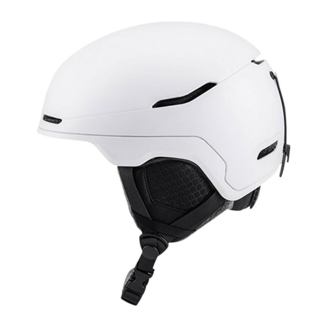Casque de Planche à Roulettes S SERENABLE avec Coussinets d'Oreilles Casque de Sports de Neige pour Vélo Patinage à Roulettes Blanc