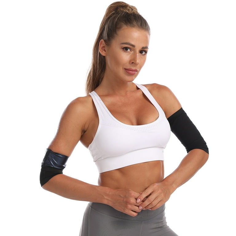 XINSHUN Sauna Arm Trimmer Bands arm Sweat Bands for Women Weight Loss Arm  Shaper Wraps for Workout arm Bands for Flabby arm
