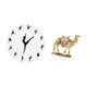 thumbnail image 5 of Reloj de pared,Reloj de pared con bailarina,reloj decorativo colgante.,Figura de escritorio,Figura de camello,decoración moderna,regalo de inauguración de la casa,Estatua de animal de resina, 5 of 8