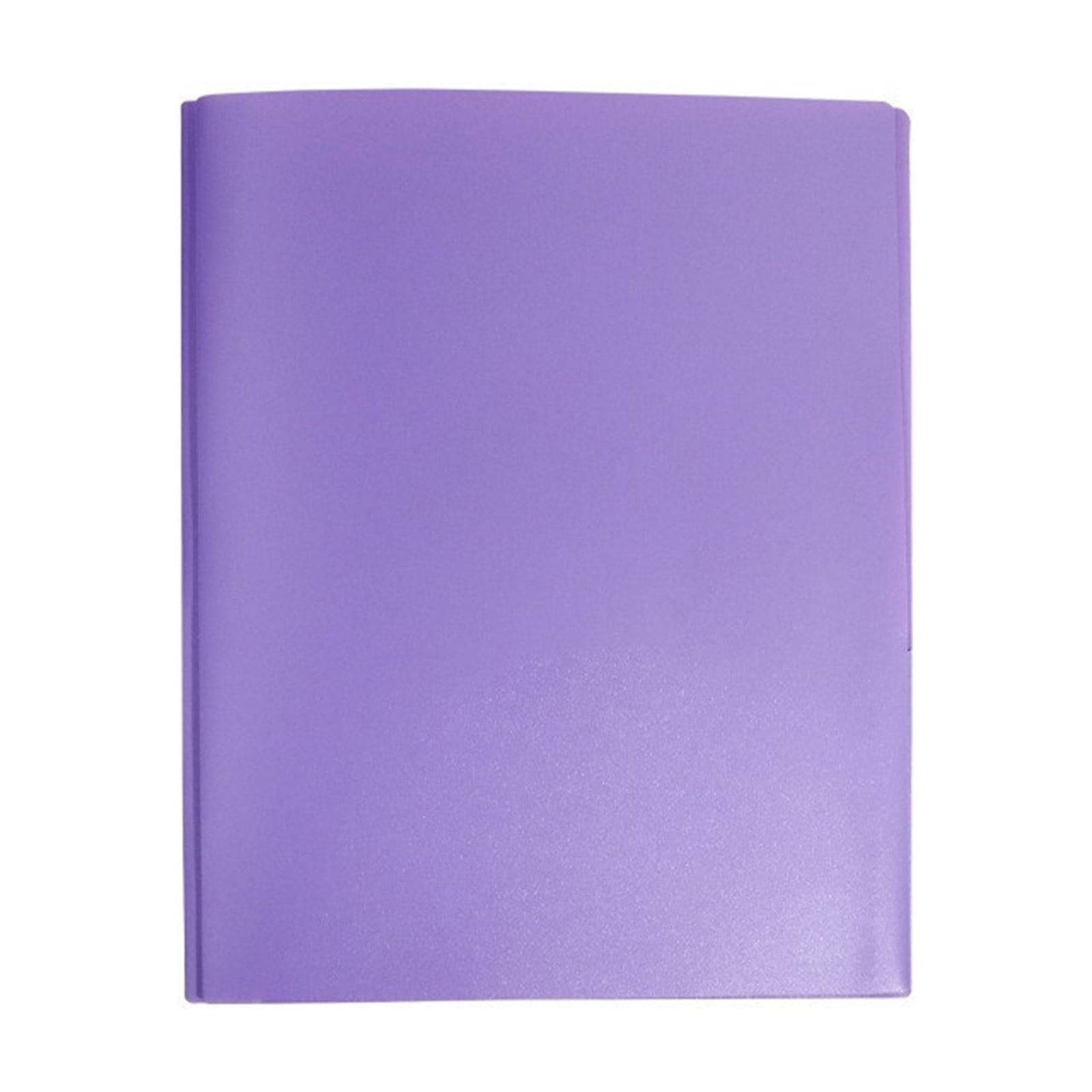 Linnome Plastic File Folder Heavy Duty Waterproof Single Pocket Document Organizer With Business Card Slot 7 Fashion Color Options Office Paper Storage