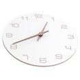 thumbnail image 2 of Round Wall ClockConcise Wall Clock Arabic Concise Wall Clock Wooden Wall Clock Rugged and Tough, 2 of 5