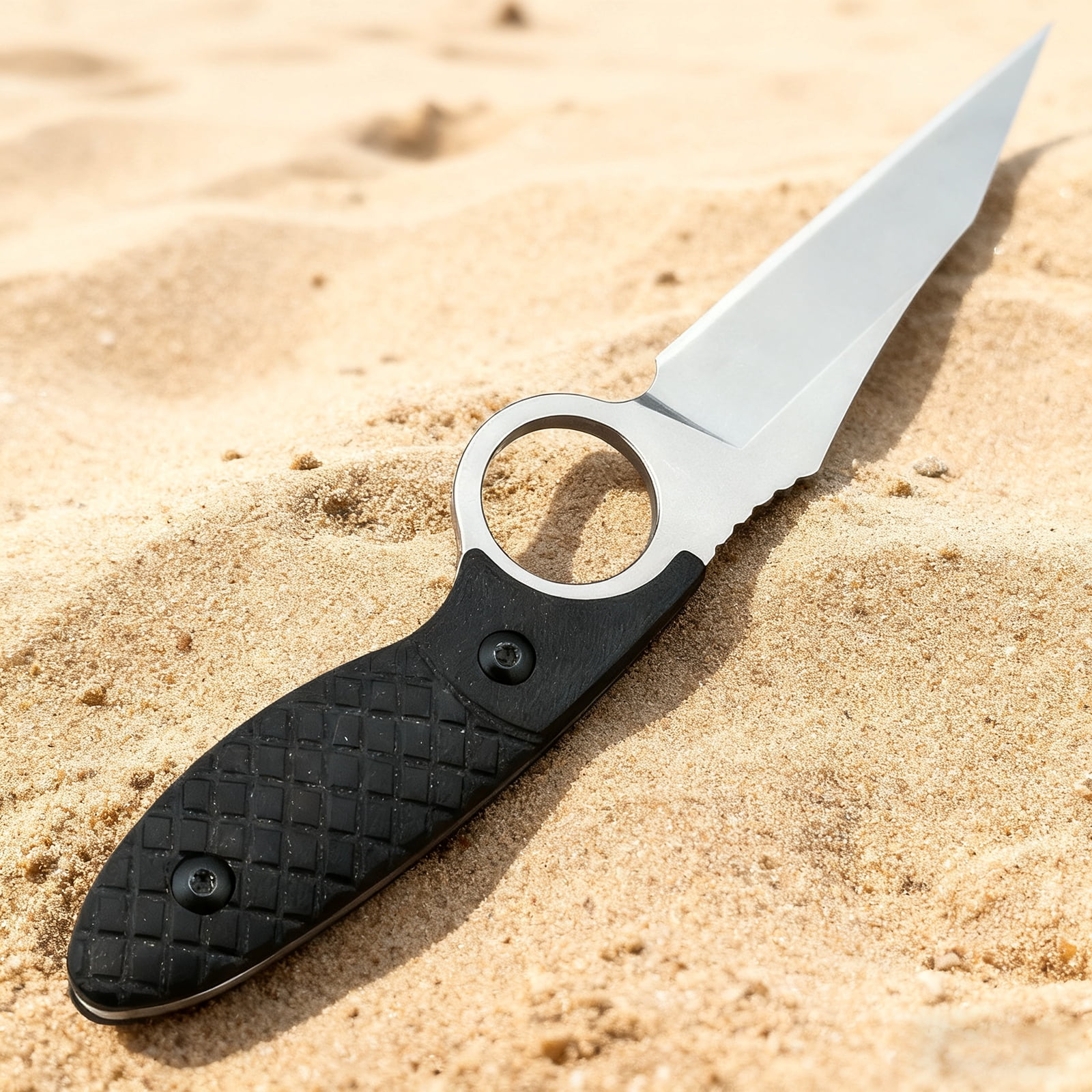 7.4'' Everyday Multi-Purpose Utility Knife, 8Cr13Mov Rust-Resistant Blade, G10 Non-Slip Handle with Portable Protective Sheath