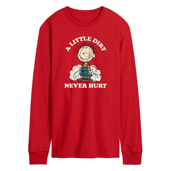Peanuts - Pigpen Little Dirt Never Hurt - Men's Long Sleeve T-Shirt