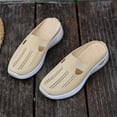 thumbnail image 6 of Breathable Slip On Backless Sneakers for Elderly Women, Summer Mesh Mules Women Closed Toe Clogs Comfortable Non-Slip Orthopedic Walking Flats, Lightweight Open Back Tennis Shoes, 6 of 7
