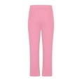 thumbnail image 4 of YOIAVAIOY Men Baggy Sweat Pants Elastic Waist Casual Solid Pants Lounge Workout Sweatpants with Pockets Pink M, 4 of 5