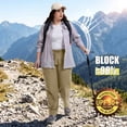 thumbnail image 7 of FEN AI Women’s Plus Size Cargo Pants Khaki Hiking Fishing Pants with 5 Pockets Quick Dry Travel Casual Trousers XL, 7 of 7