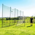 thumbnail image 4 of Stop That Ball™ Socketed Sports Barrier Net System | Durable Galvanized Steel Poles with UV Stabilized Ball Stop Net | Five Lengths Available, 12ft Height, 4 of 9