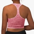 thumbnail image 4 of Sports Bras for Women Scoop Neck Racerback Seamless Push Up Bra Workout Gym Yoga Crop Tank Top, 4 of 5