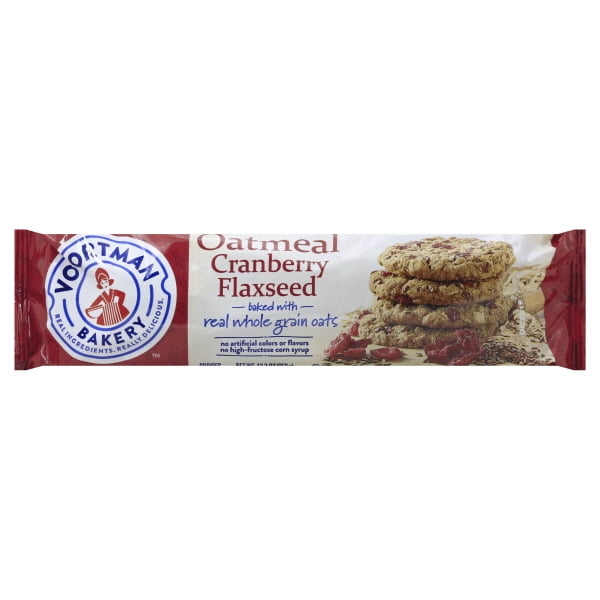 Voortman Oatmeal Cranberry Flaxseed Cookies - Walmart.com