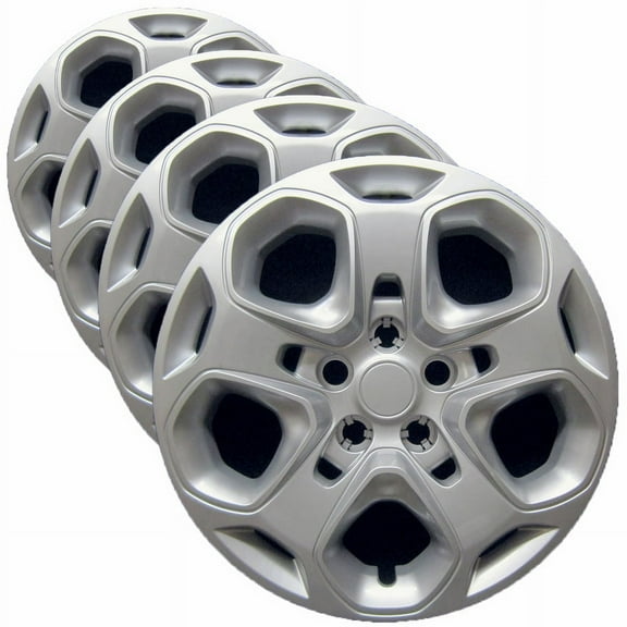 Premium Replica Hubcap Set for Ford Fusion 2010-2012 - Replacement 17-inch Wheel Covers