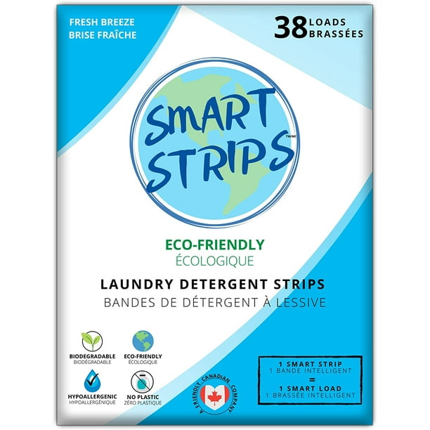 Buy eStrip Smart Laundry Detergent Sheets, (30 Sheets up to 60 Load - Half  Sheet) Eco Friendly & Premium, Convenient and Pre-Dosed, Easy to Use Like  Normal Detergent (Big Size 12 x