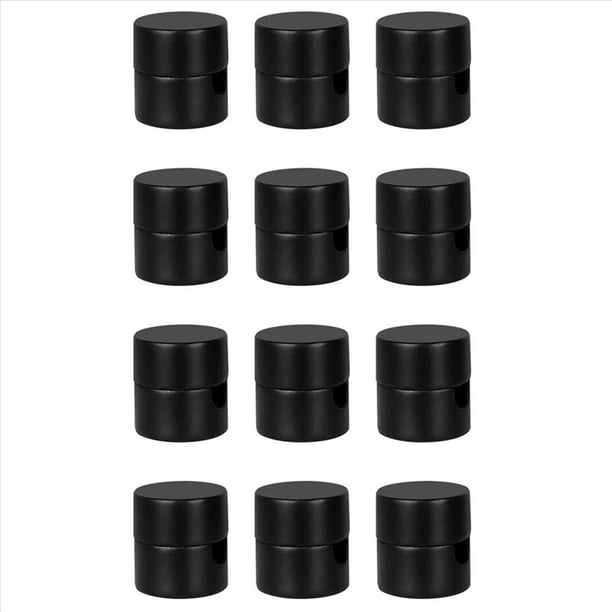 Paquete de 12 de Techo para Luces Colgantes de Techo, Gancho de Luz Colgante para Lámpara de Techo, de Techo, Lámpara de Bricolaje Negro
