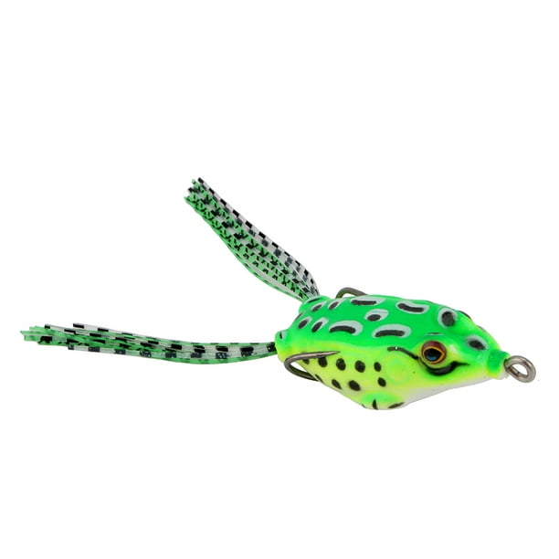 Hot Outdoor Soft Frog Topwater Fishing Tackle Lure Crankbait Hooks Bass  Bait 