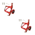 thumbnail image 1 of Yuarrent Portabidón Ligero Para Bicicletas - Cómodo Y Ajustable Portabidones Práctico Fácil De Instalar Titular Bilateral Rojo + Base Bilateral rojo+base 2piezas, 1 of 6