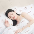 thumbnail image 3 of Ouuluon Disposable Bed Sheets 4-Piece Portable Soft Bedding Set, White Vacuum Pack Disposable Sheets for Business Travel Hotel Homestay Use, 3 of 7