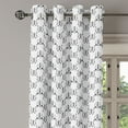 thumbnail image 2 of Ambesonne Tribal Grommet Curtain, Arrows Black and White, 50" x 96", Charcoal Grey, 2 of 6