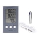 thumbnail image 1 of Inteprter Termómetro Digital LCD CX-201A, higrómetro para interiores y exteriores, medidor de temperatura y humedad, probador de la estación Termómetros Inteprter GJ0458-00B, 1 of 5