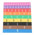 thumbnail image 1 of 51pcs Magnetic Fraction Tiles Teaching Resources Brain Training Resin Math Manipulatives Set for Kids, 1 of 8