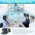 thumbnail image 4 of 1080P Webcam Live Streaming Web Camera Microphone Video Game PC Desktop Laptop, 4 of 8
