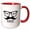 Red/White, variant on 3drose, Best Dad Typography with Fun Icons, 11oz Mug