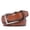 Brown, variant on Men's 1.25-inch Leather Dress Belt for Office and Formal Wear