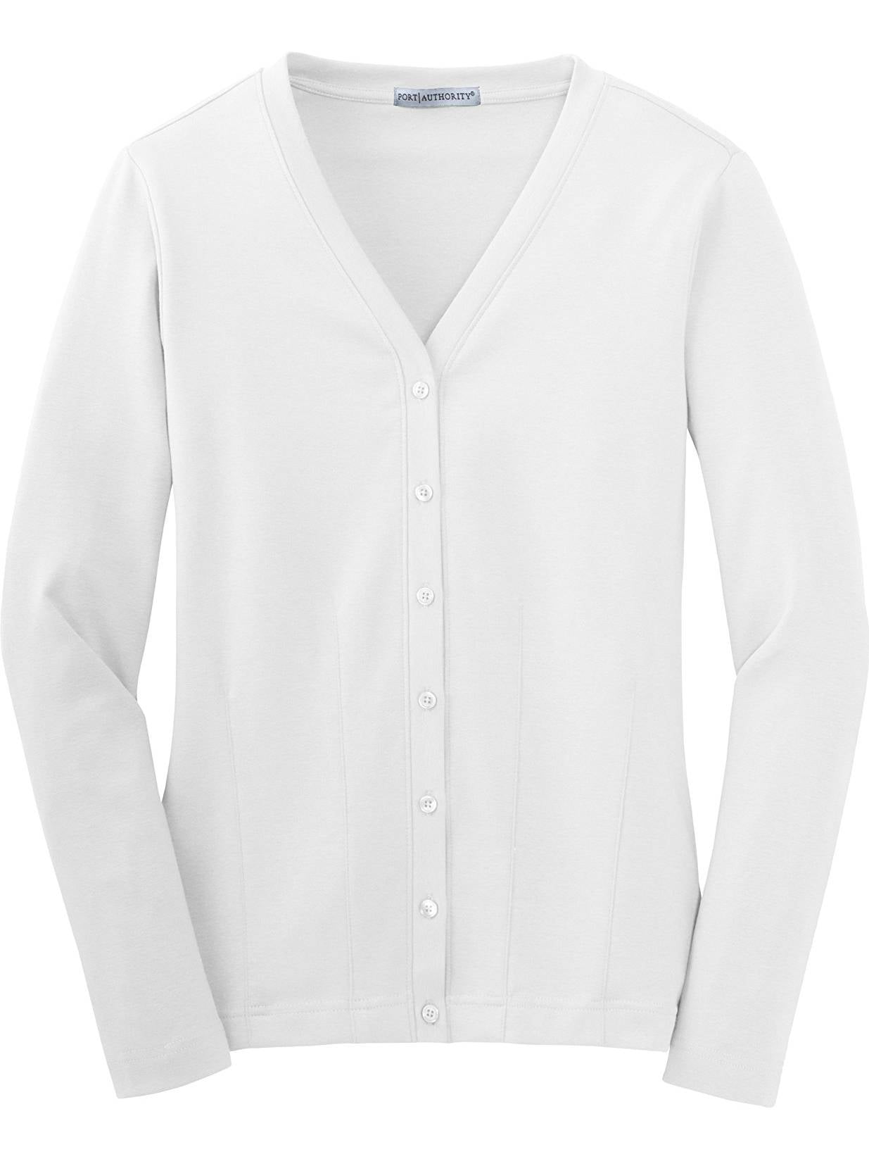 white cotton cardigan ladies