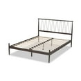 thumbnail image 4 of Baxton Studio Samir Modern Industrial Black Finished Metal Full Size Platform Bed, 4 of 9