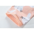 thumbnail image 4 of POPTEM Toddler Girls Bunny Pajamas Short Sleeve 2-Pieces Sleepwear Sets Orange 2T, 4 of 7