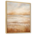 thumbnail image 2 of Designart "Sandy Horizon With Beige Clouds III" Clouds Floater Framed Wall Art Prints, 2 of 5