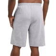 thumbnail image 3 of Champion OXFORD GREY Men's Big & Tall Standard-Fit Jersey-Knit 9" Shorts, US 2XB, 3 of 3
