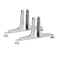 thumbnail image 2 of Soporte para separador de ambientes 2 Uds., Soporte Para Separador De Ambientes, Pies De Aleación De Aluminio Para Almacén, Estilo De Baño A Fanmusic Soporte para separador de ambientes, 2 of 7