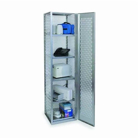 Hallowell Lckr,1x1Lckr,LGry,74.75"x18.75"x18",Assm HLV882-1PL
