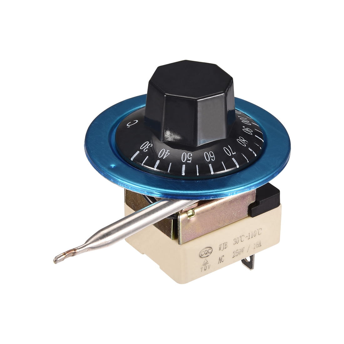 Adjustable Temperature Controller Uxcell Electric Oven Thermostat 30-110 ℃ 16A 3