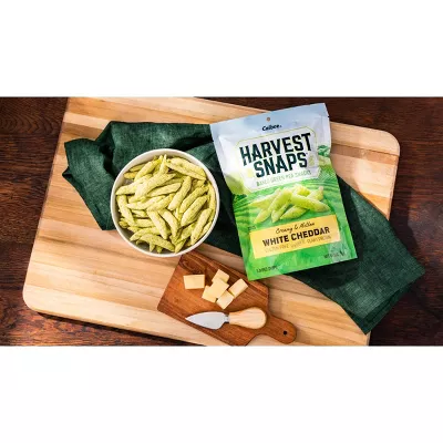 Harvest Snaps White Cheddar Baked Green Pea Snacks 3oz (Pack of 6)