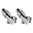 thumbnail image 1 of Shisuyan Adjustable Shower Bases Silver 2Set For Bathroom Use, 1 of 8
