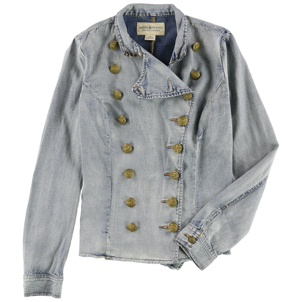 Ralph Lauren Ralph Lauren Womens Denim Jacket, Blue, Medium Walmart