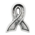 thumbnail image 4 of Awareness Ribbon Charm .925 Sterling Silver Antique Finish Reflection Beads, 4 of 6